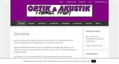 Desktop Screenshot of fradl.de